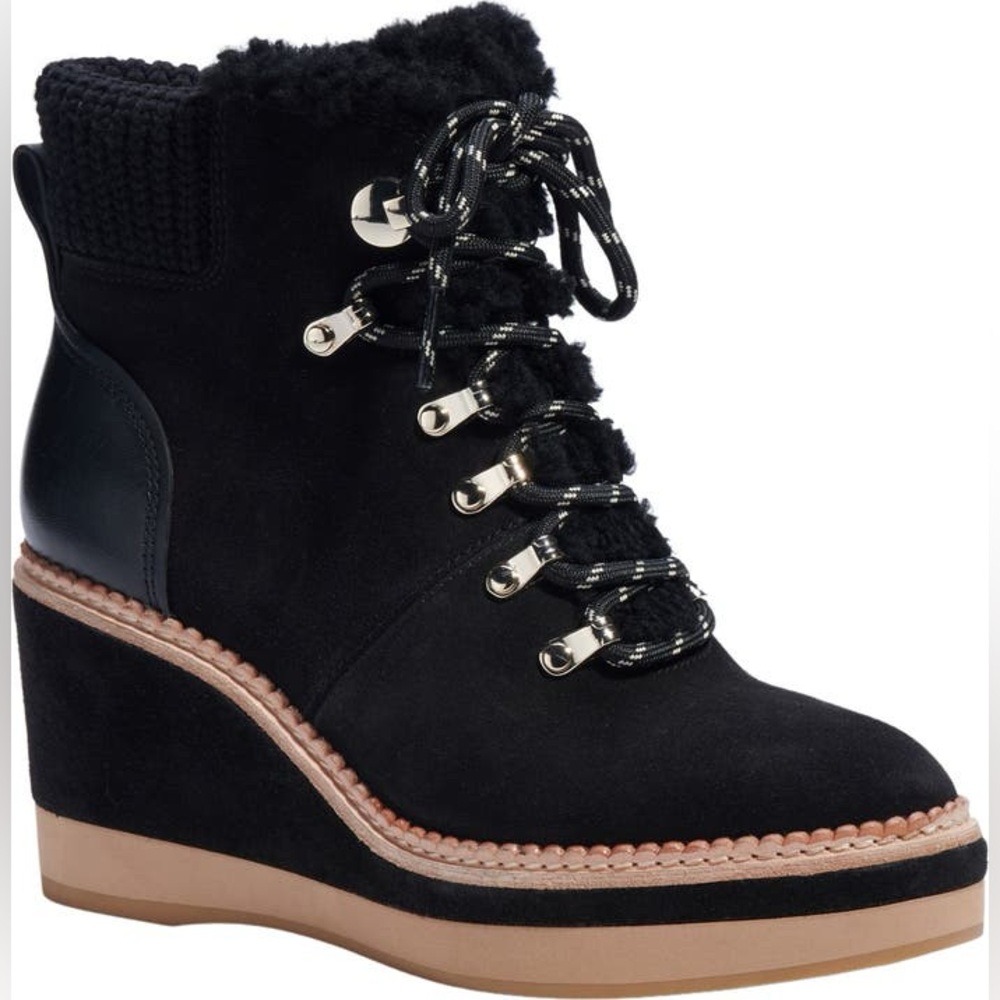 Kate Spade Willow Genuine Shearling Wedge Bootie 
S/ 7.5 - Picture 4 of 17